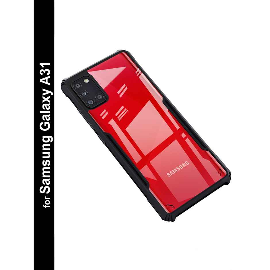 Zapcase Back Cover for Samsung Galaxy A31 | Matte-Black