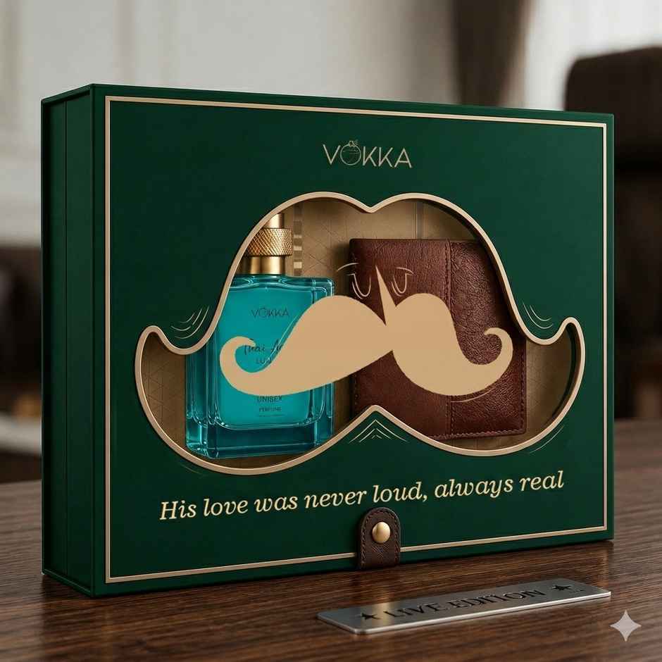 Vokka Thai Aqua Premium Perfume Gift Set for Men | Aqua Perfume + Wallet