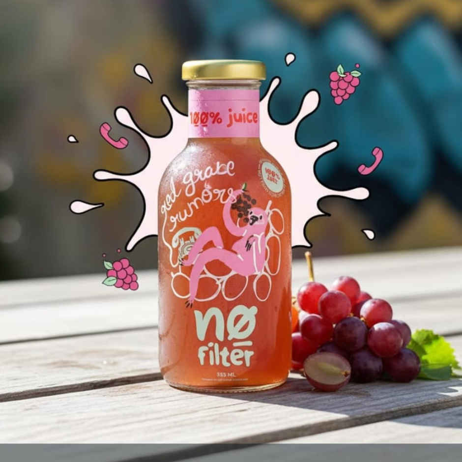 No filter Real Red Grape Juice