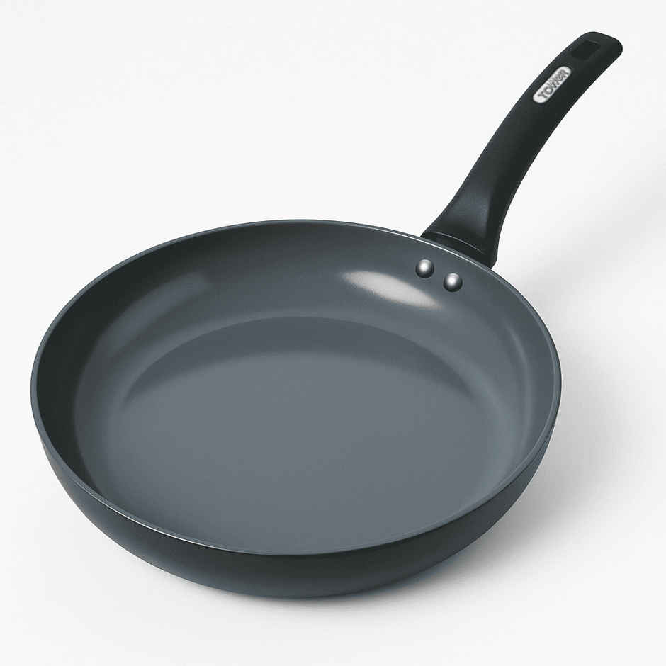 Tower Cerasure Non Stick Frypan | Stain Resistant | Gas and Induction Compatible - 24 cm