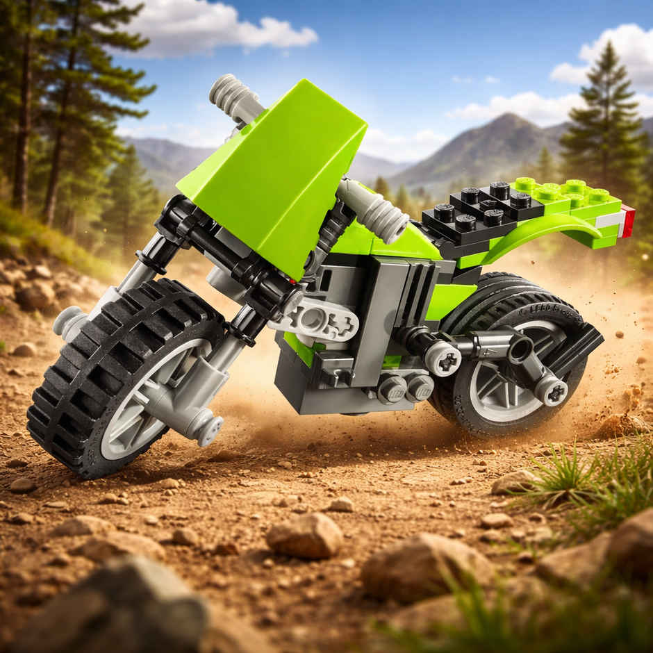 Fablue 3 in 1 Bike Architect Building Blocks Toy Set for Kids