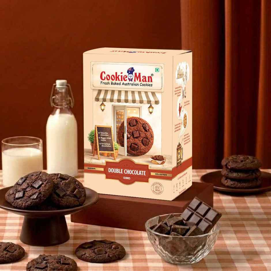 CookieMan Premium Double Chocolate Cookies Biscuits