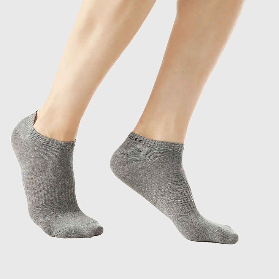 Jockey Men's Solid Cotton Low Show Socks | Assorted - Free Size