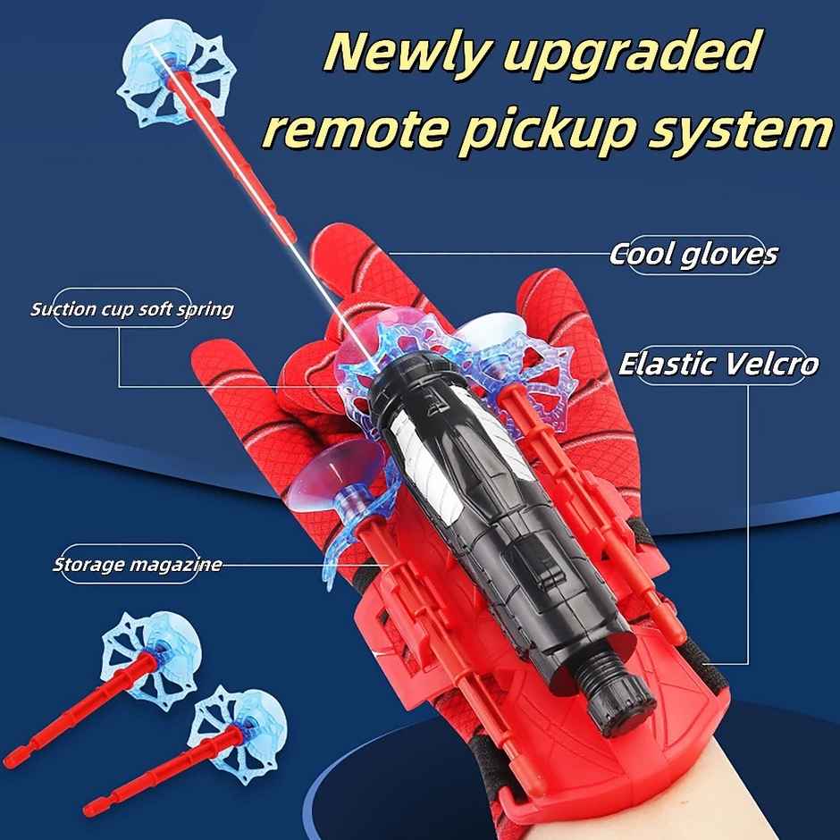 Fablue Spider Web Shooters Toy For Kids - Hero Launcher Wrist Toy Set