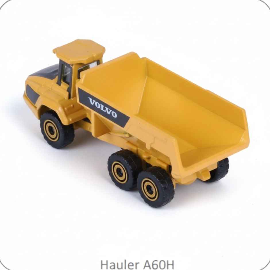 Majorette 1:64 Volvo Construction Hauler A60H