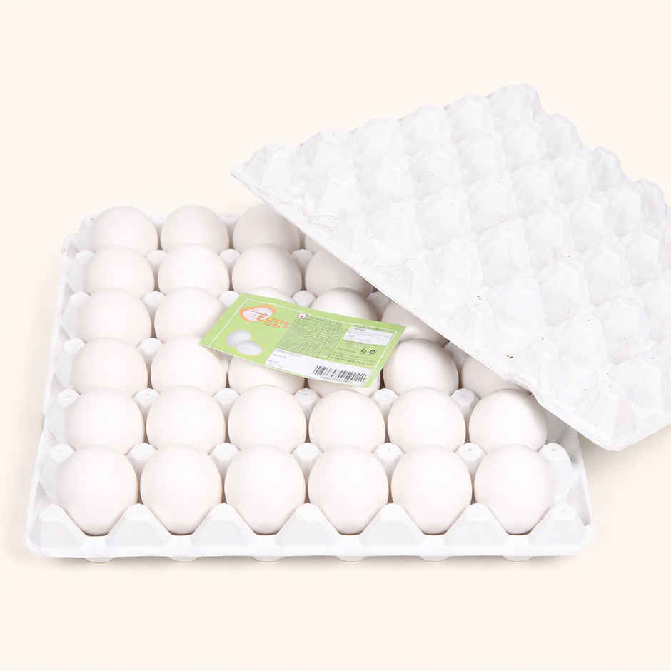Fresh White Eggs