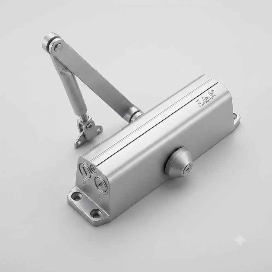 Link Surface Door Closer - Adjustable Aluminium Alloy | 45-65kg Door Weight Capacity
