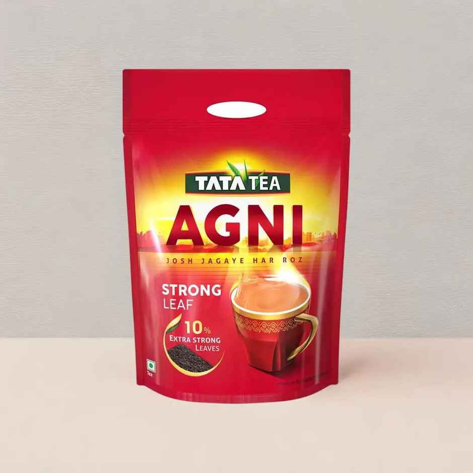 Tata Tea Agni 10% Extra Strong Leaves, Black Tea