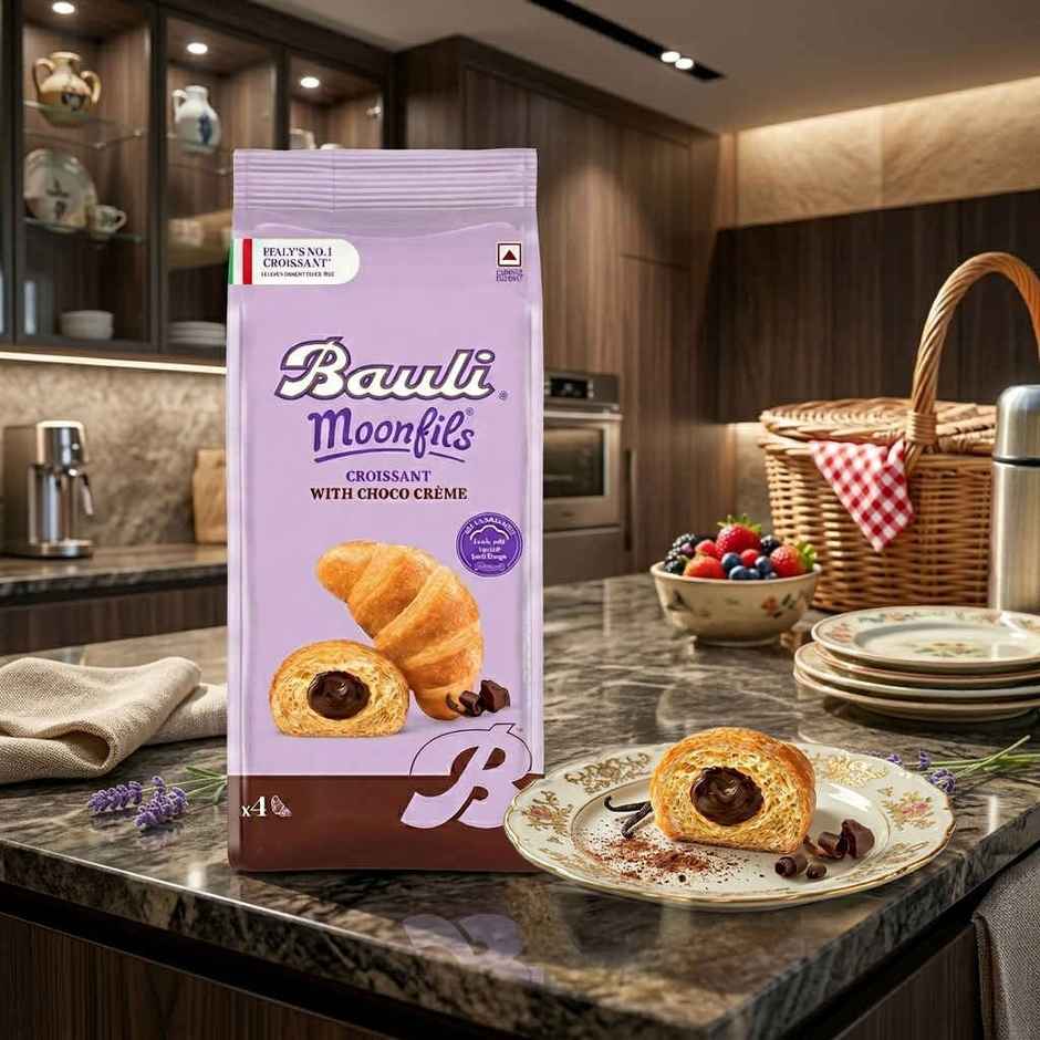 Bauli Moonfils Croissant Chocolate Combi (Pack Of 4)