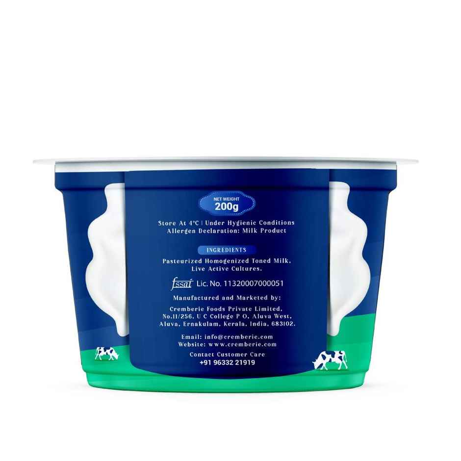 Cremberie Natural Plain Yoghurt