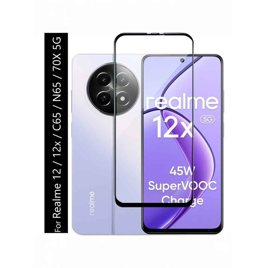 Kwine Case Realme 12 / 12X / C65 / N65 / 70X 5G Tempered Glass Screen Protector