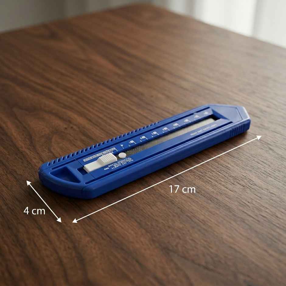 ABK Box Cutter - 25 Mm | Heavy Duty (Colour May Vary)