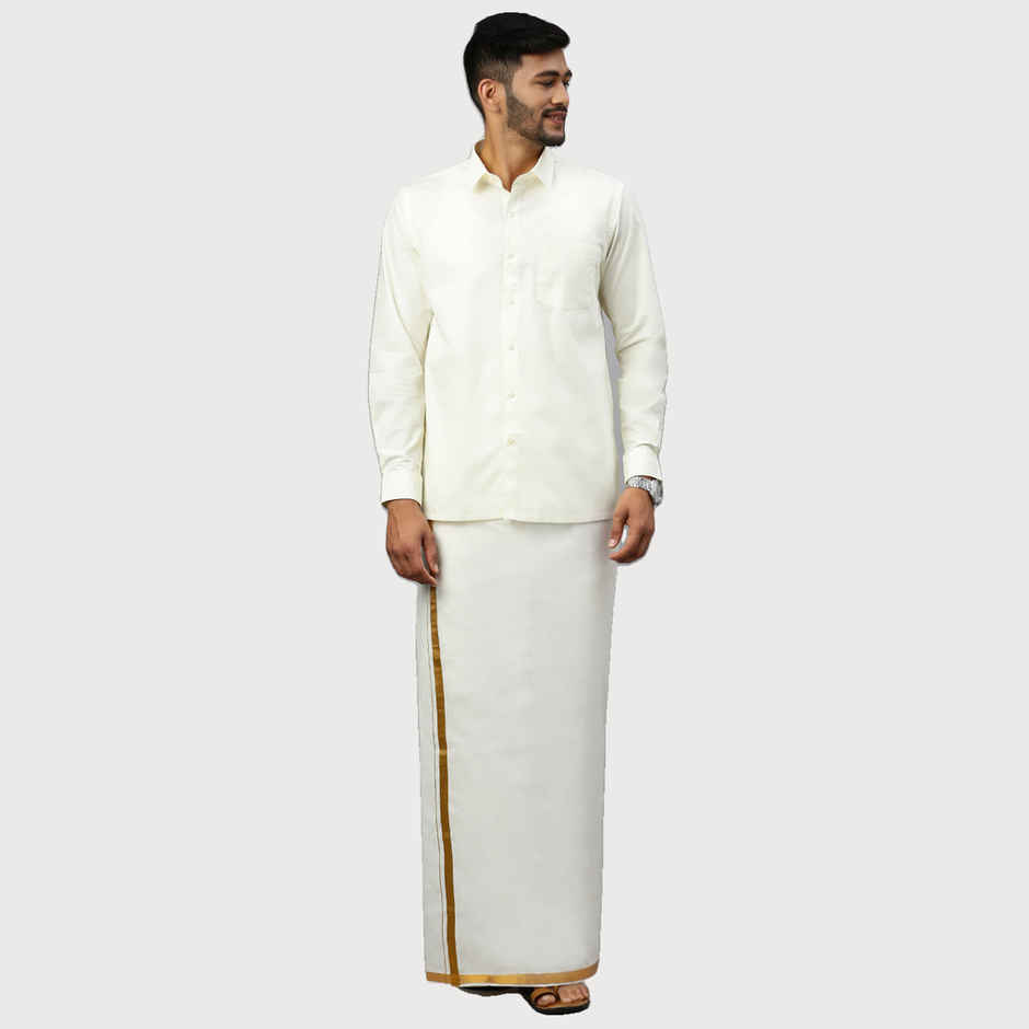 Ramraj Cotton Gold Twix 3/4