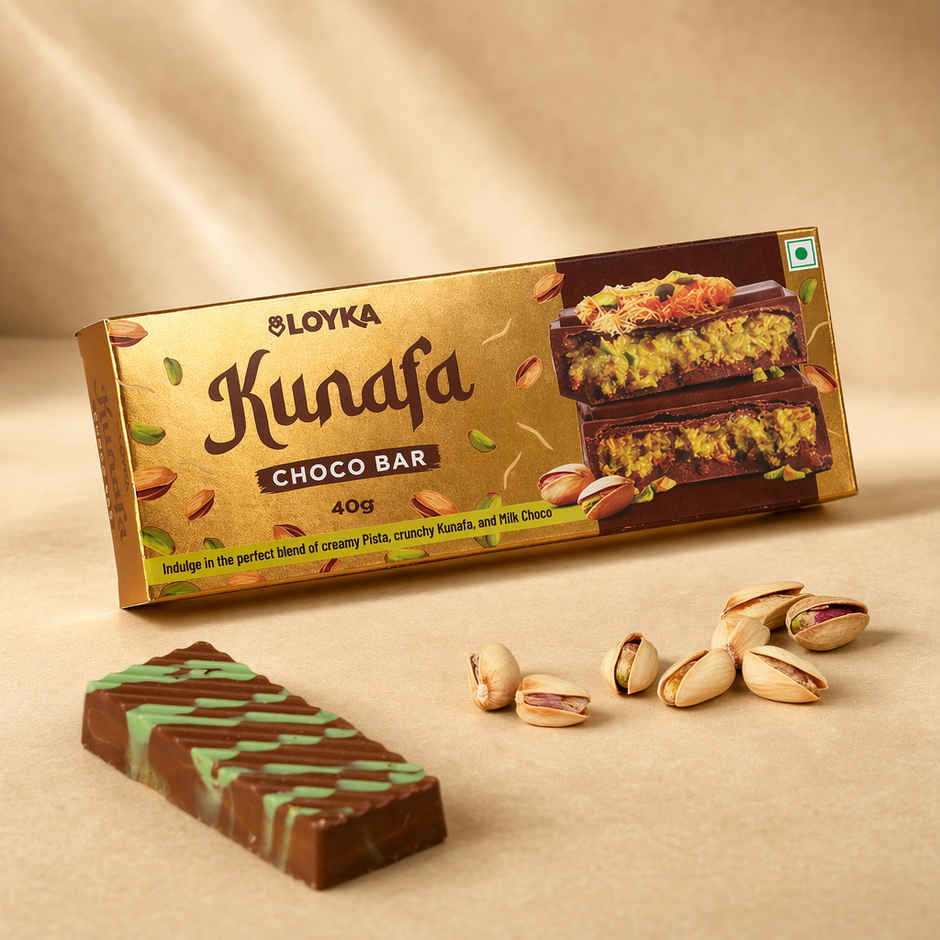 Loyka Dubai Kunafa Pistachio Milk Choco Bar