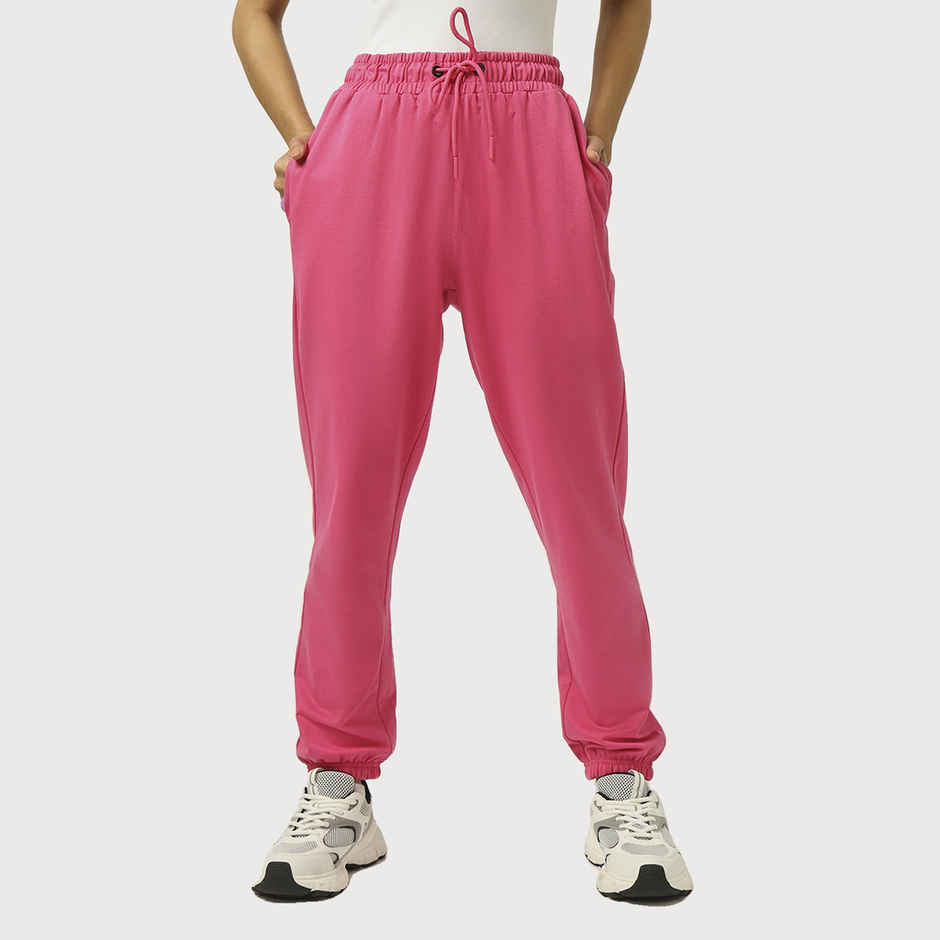 Bewakoof Joggers for Women | Pink - XS
