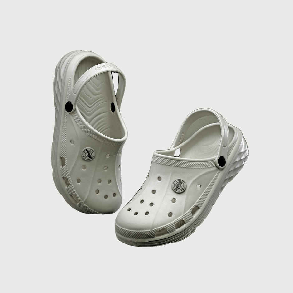 Asian Agc-14 Men Clogs Light Grey (Size-8)