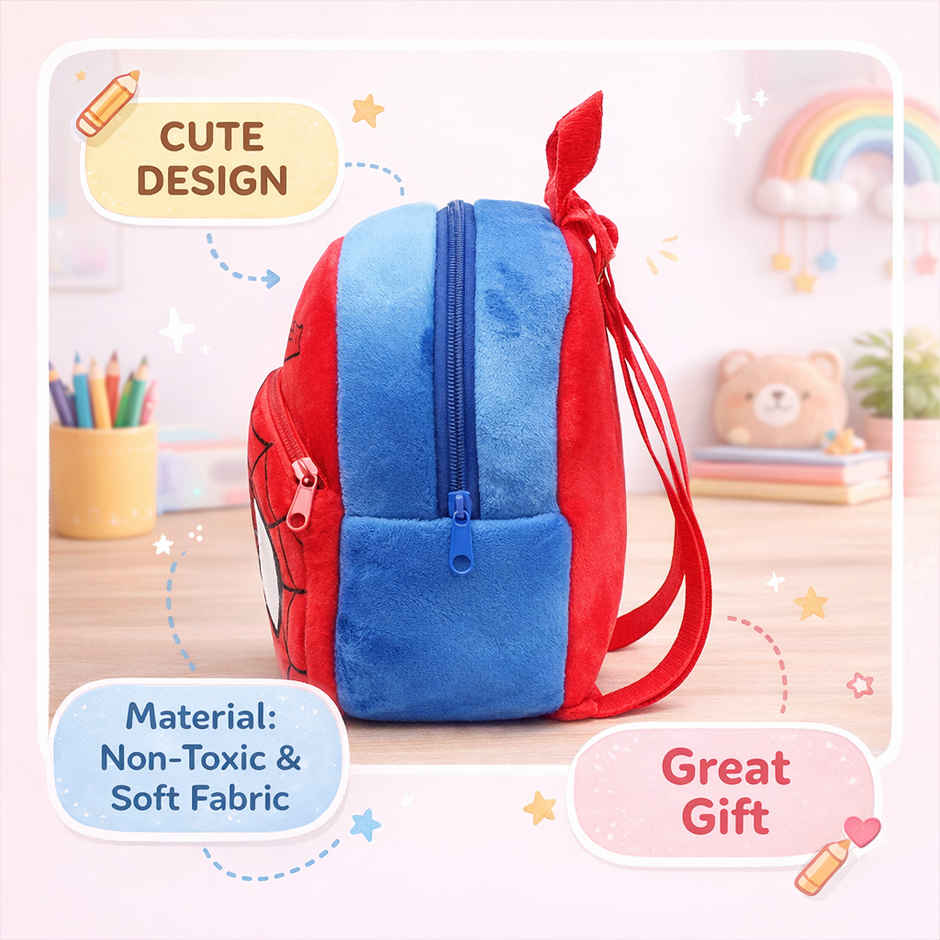 Kidara Spiderman Toddler Backpack Red Blue