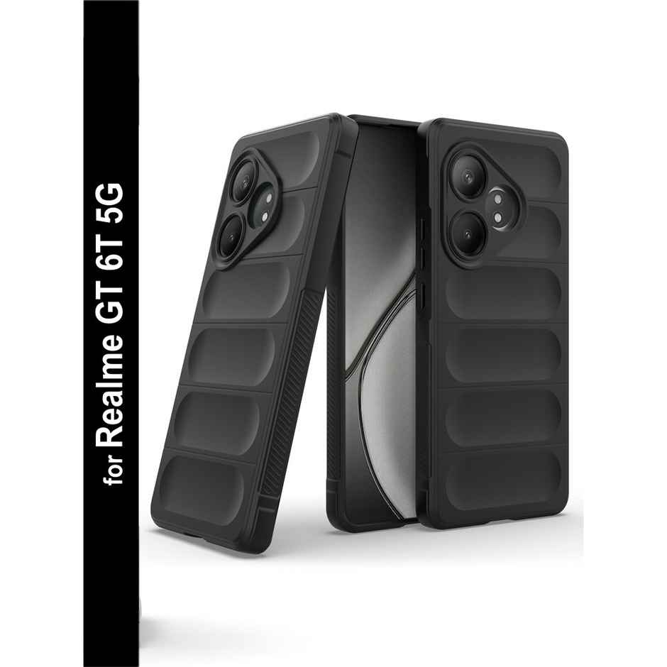 Zapcase Back Cover for Realme GT 6T 5G | Magic-Black