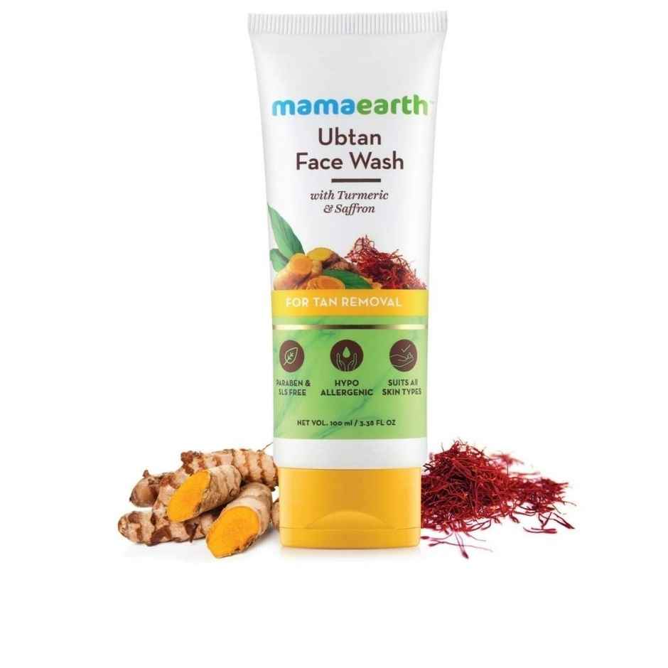 Mamaearth Ubtan Face Wash for Tan Removal