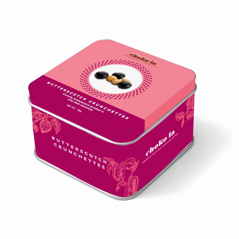 Chokola Butterscotch Crunchettes Tin