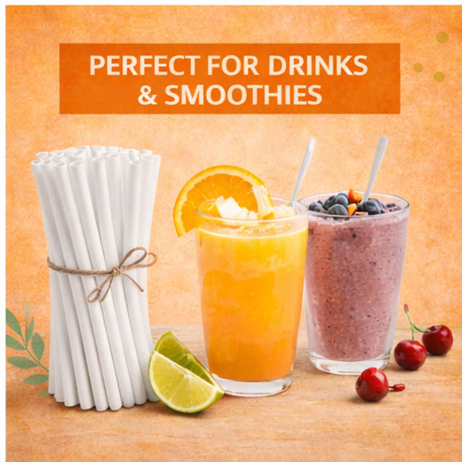 Ezee Disposable Paper Straws | 8 mm
