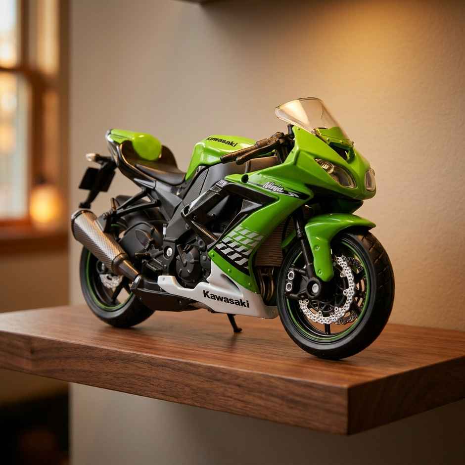 Maisto Licensed 1:18 Kawasaki Ninja Zx 10R Bike