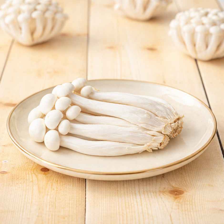 Mushroom Shimeji White