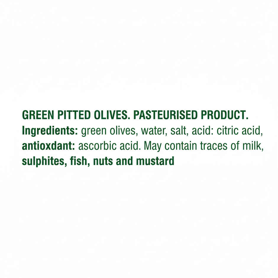 Oleev Kitchen Green Pitted Olives