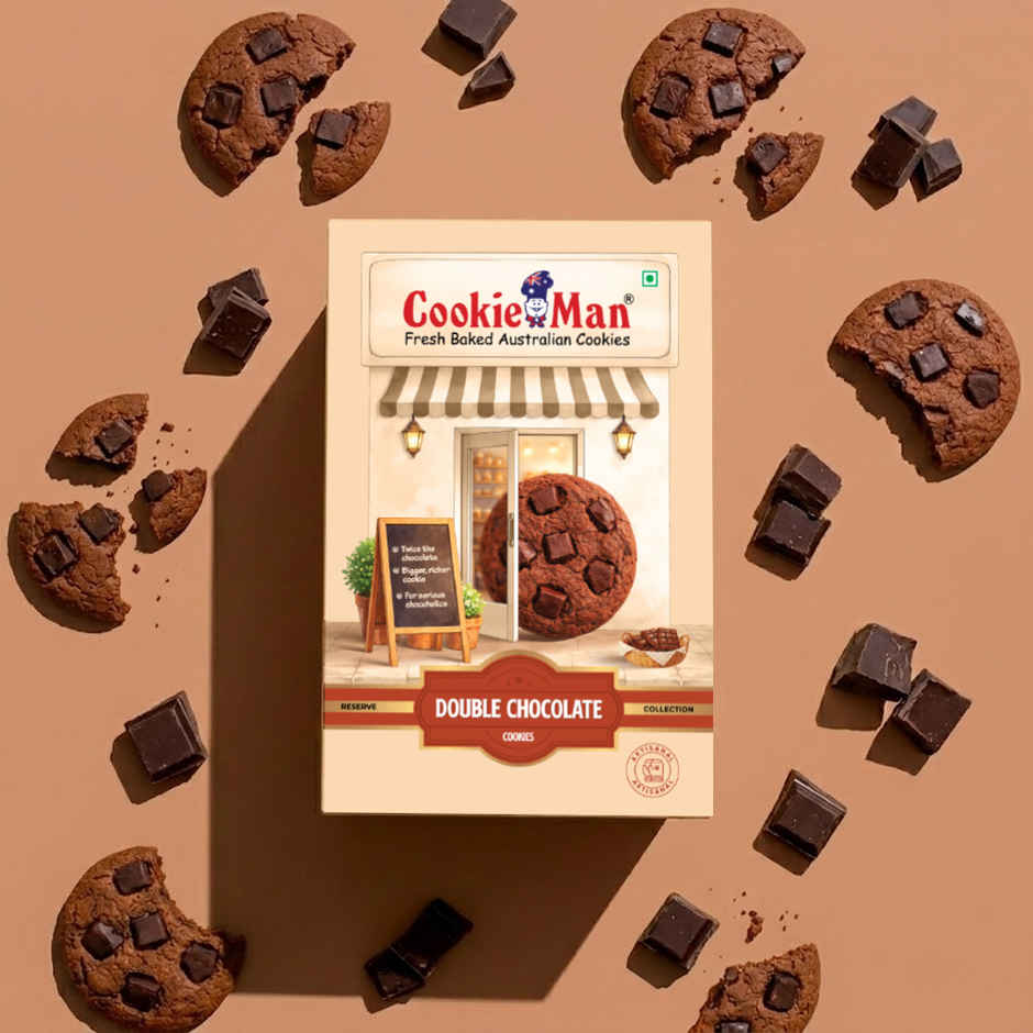 CookieMan Premium Double Chocolate Cookies Biscuits