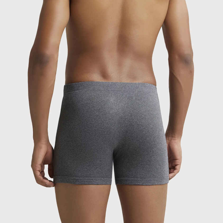 Jockey 8008 Men's Cotton Rib Underwear Solid Trunk|Ultrasoft Waistband | -XXL