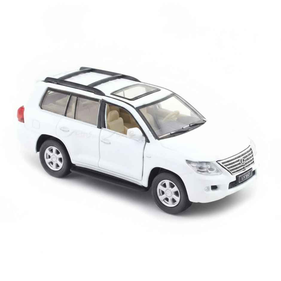 MSZ Licensed 1:32 Lexus LX570 White Die-cast Vehicle
