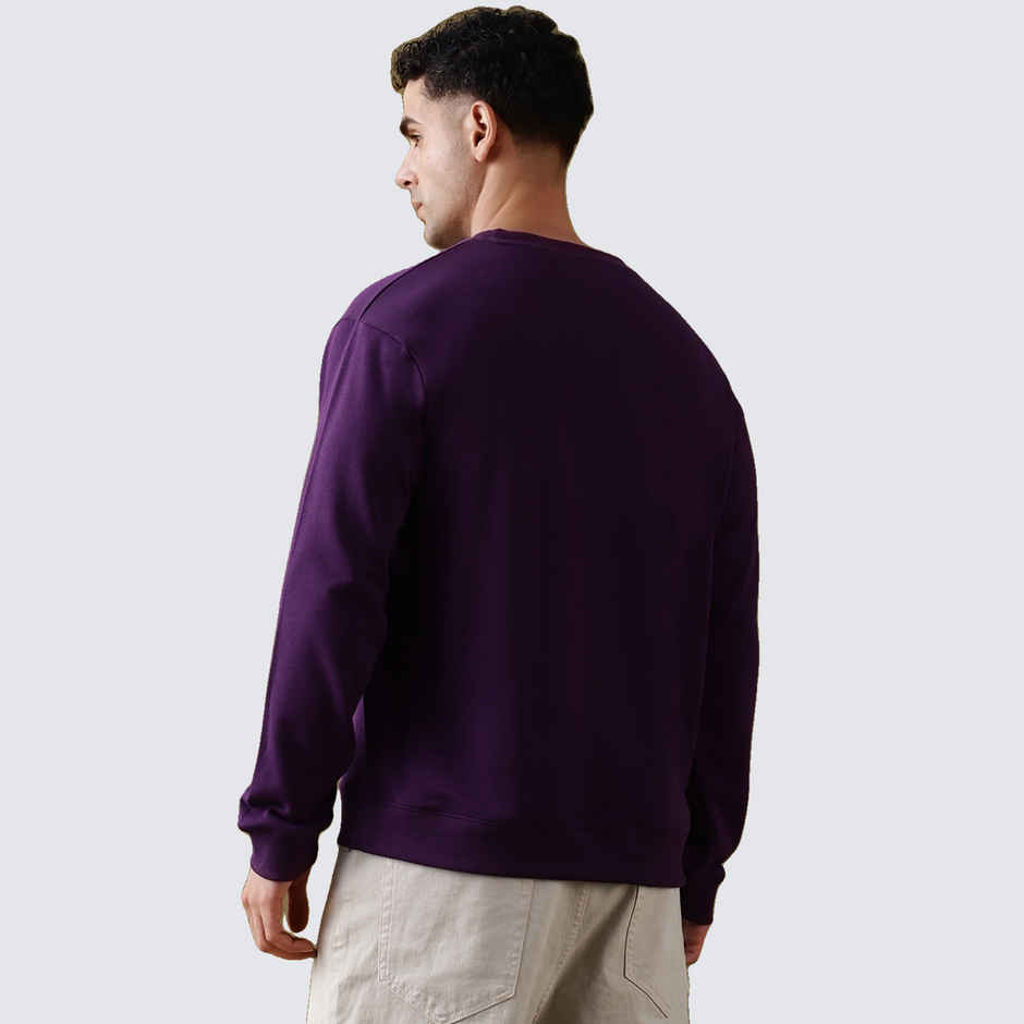 Dillinger Men's Pure Cotton Oversized T-shirt | Lavender - L