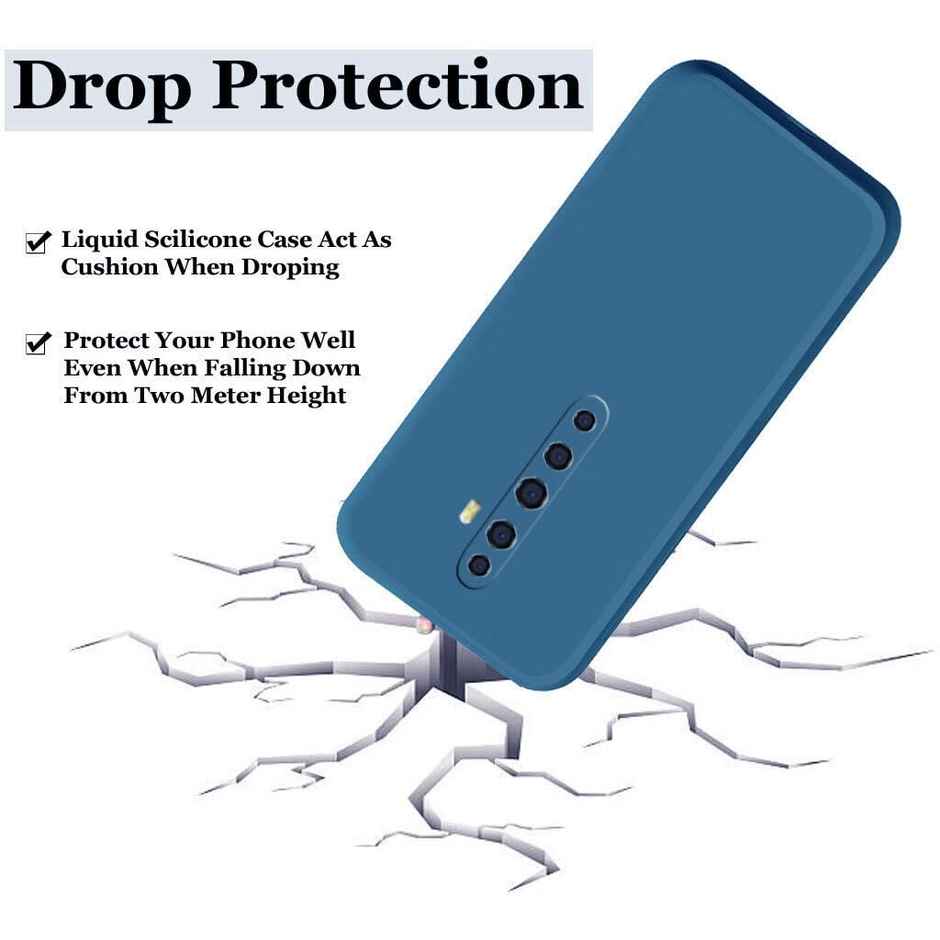 Artistque Case for Oppo Reno 2z / Oppo Reno 2f Back Cover - Plain Liquid Silicone Case