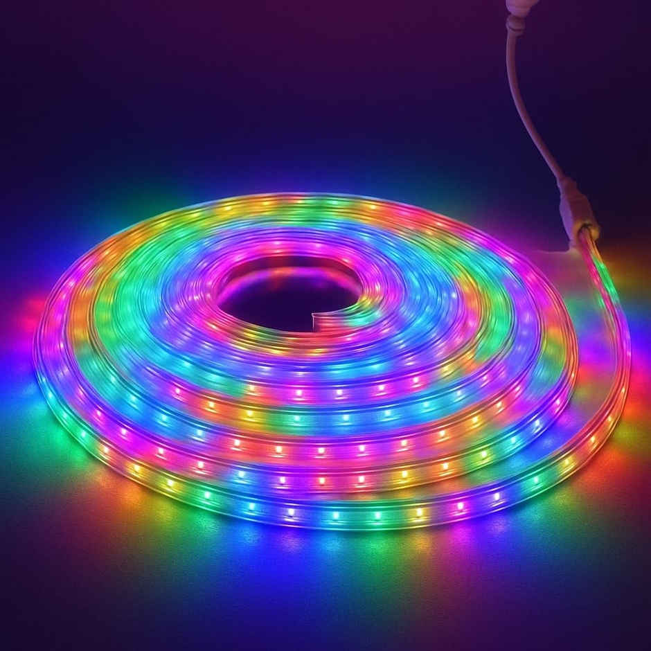 DesiDiya Multicolor LED Rope Light | Vibrant Decorative Lighting for Indoor & Outdoor Use | 10 m