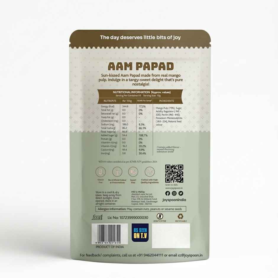Joyspoon Aam Papad