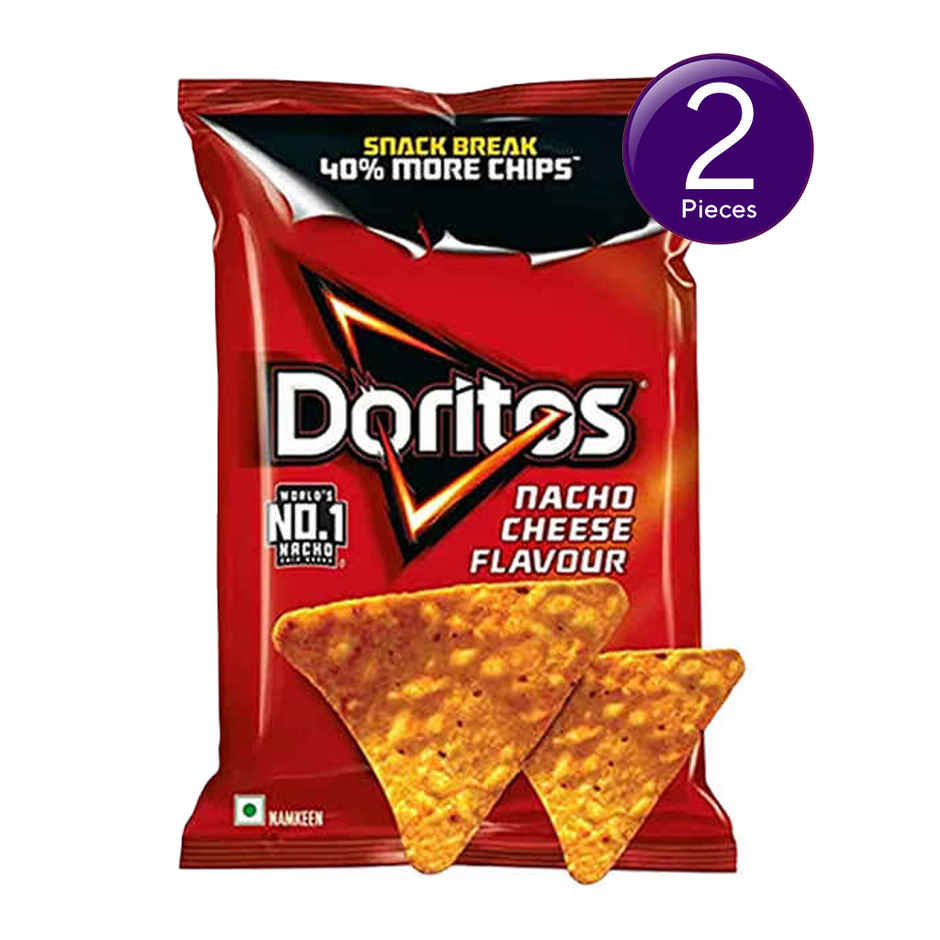 Doritos Nacho Cheese Flavoured Corn Chips Combo