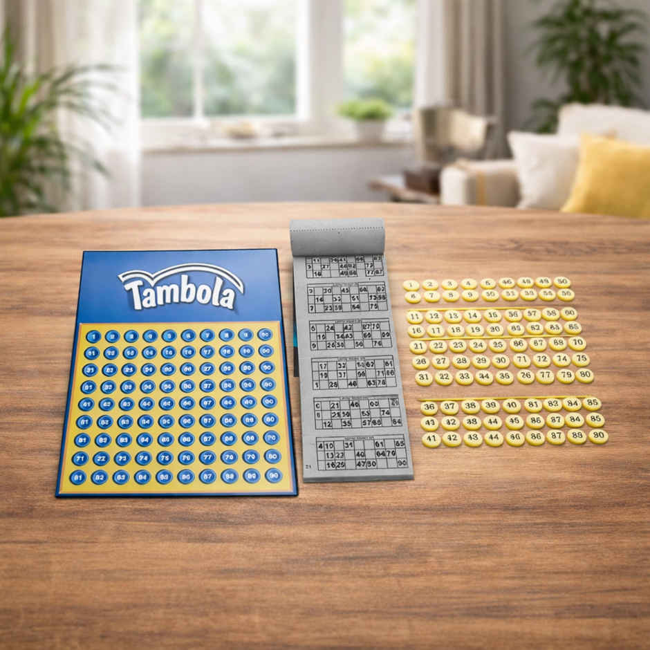 Fablue Traders Housie Game Set | Tambola Educational & Learning Board Game | 48 Cards | 8+ years
