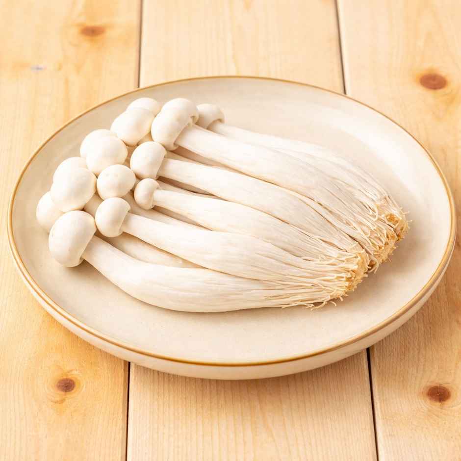 Mushroom Shimeji White