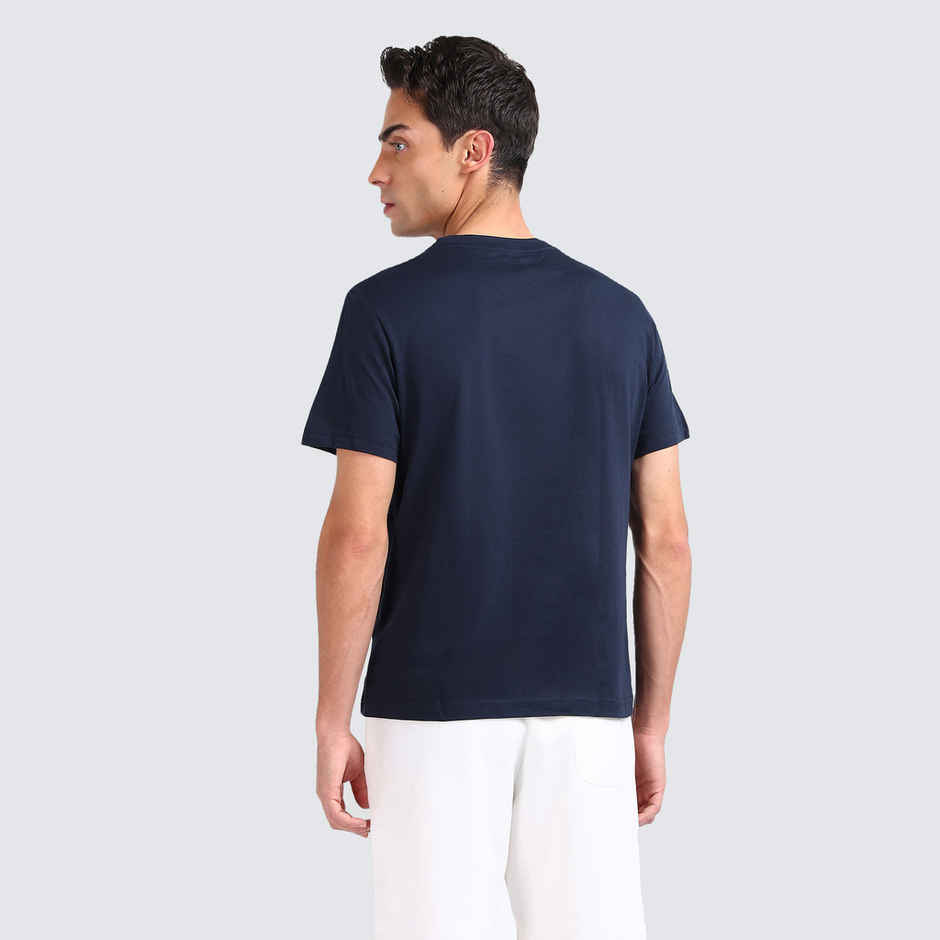 U.S. Polo Assn. Men's Crew Neck Embroidered Logo Lounge T-Shirt | Navy - S