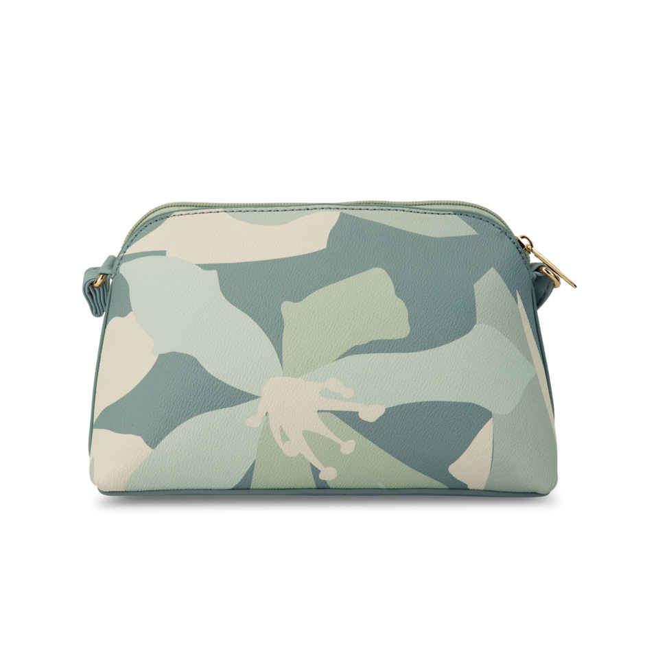 Lavie Women's Prined Dm Cross Body Sling Bag | Ladies Purse Handbag | Green