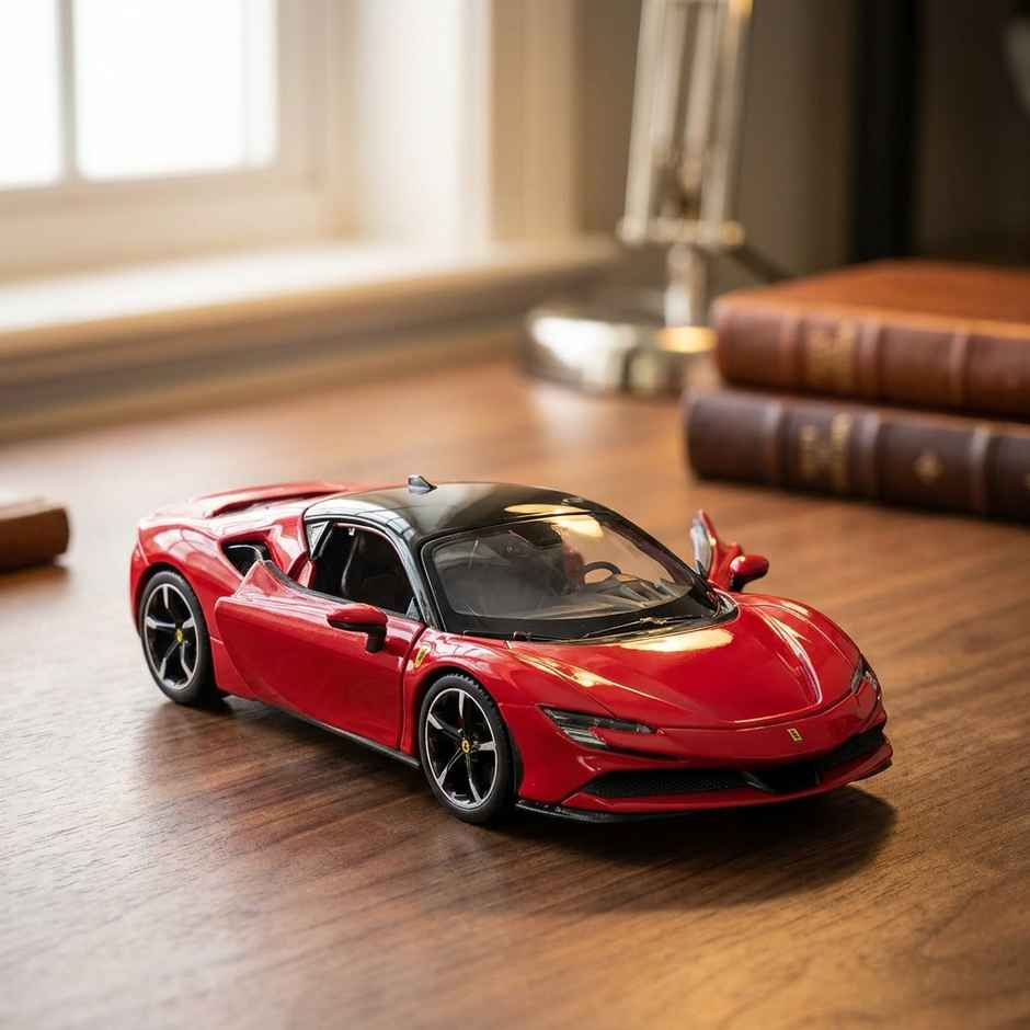 Bburago Licensed 1:24 Model Ferrari SP90 Stradale with Arcylic Box