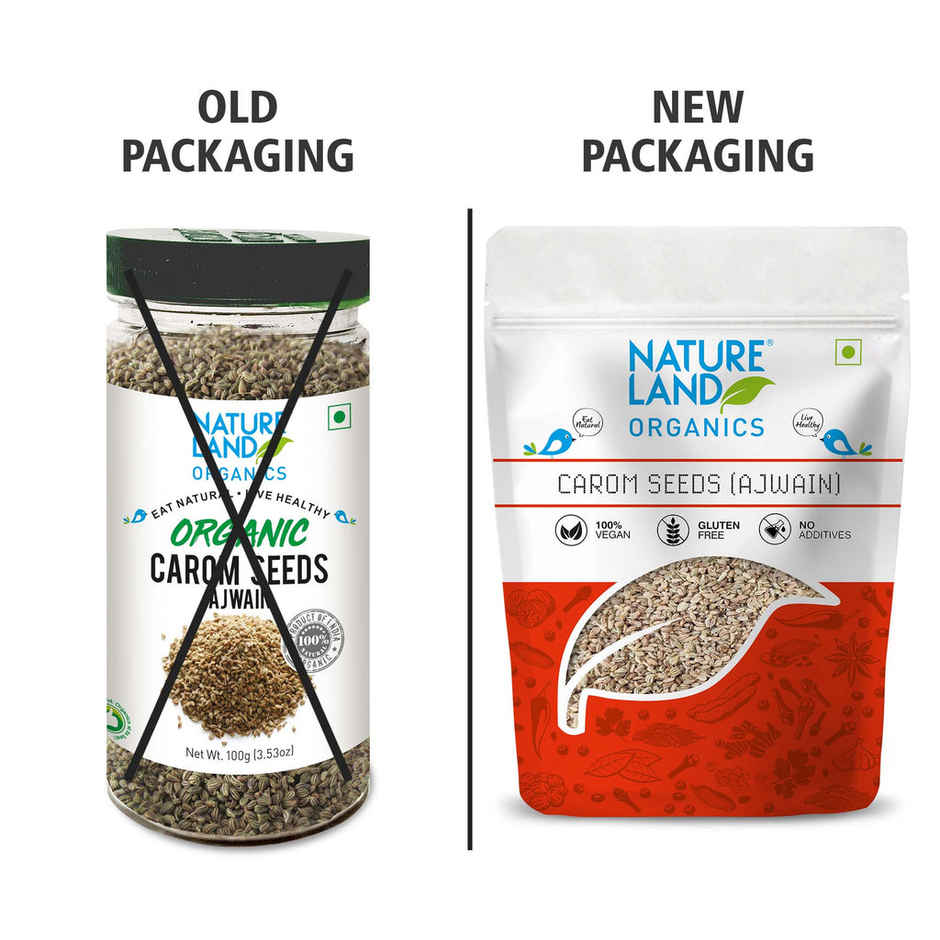 Natureland Organics Ajwain Carom Seeds