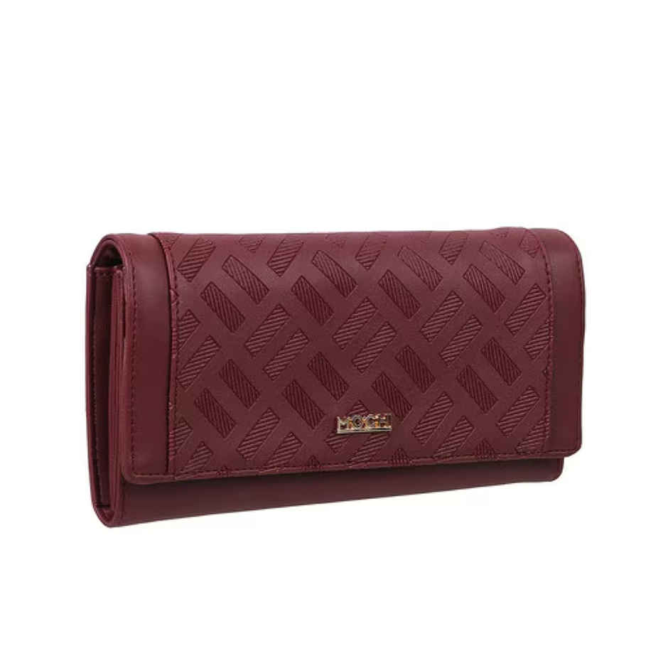 Mochi Maron Synthetic Wallet for Women | 95-7698-44