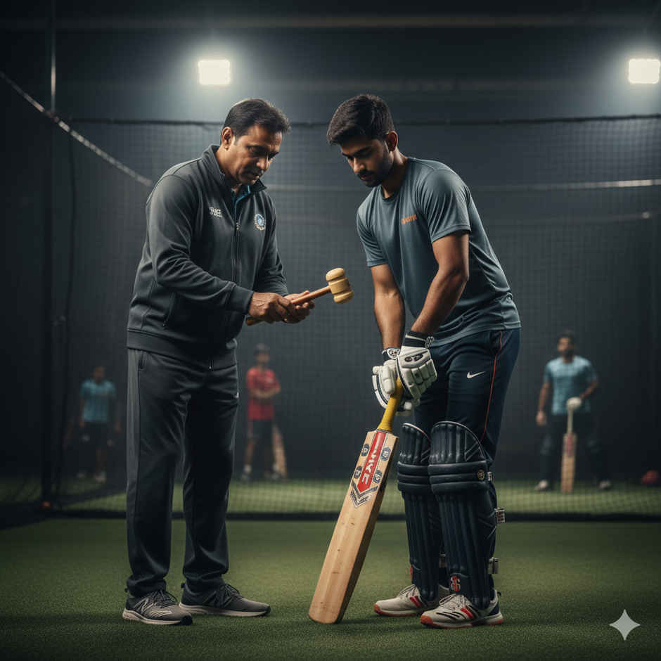 Zike Wooden Cricket Bat Mallet (Stroke Hammer)