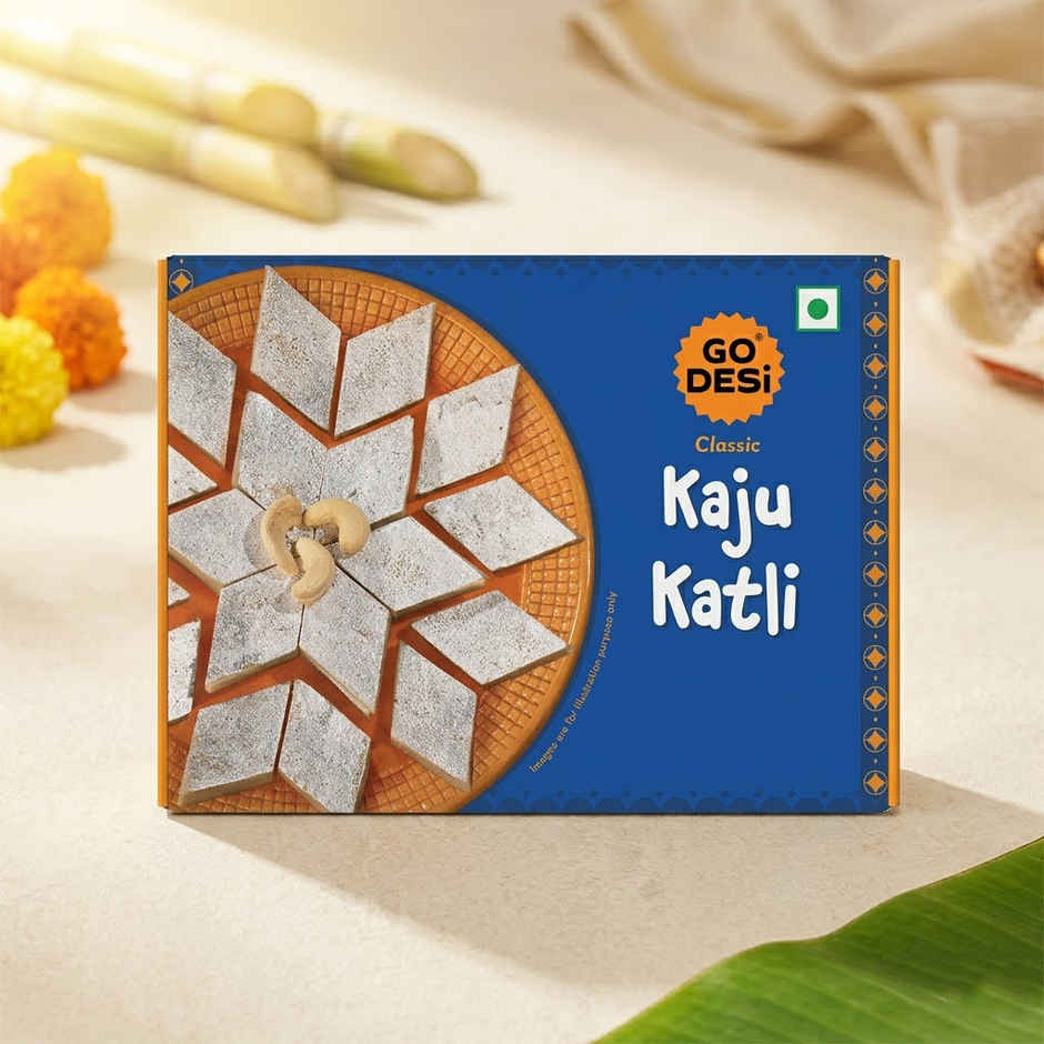 GO DESi Kaju Katli Classic | Kaju Barfi