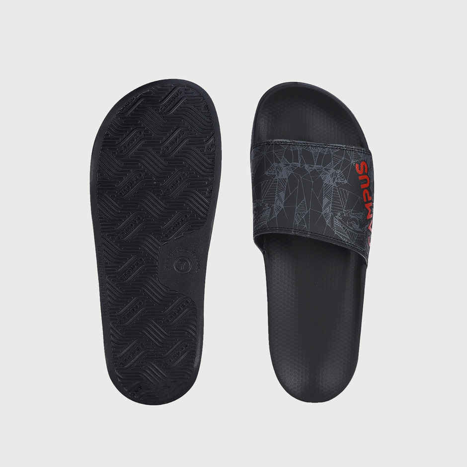 Campus Men's Slides | SL-437 | Black - UK 7
