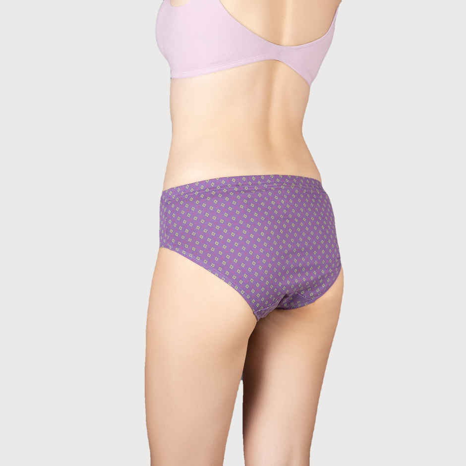 Lux Cozi Her Pure Cotton Hipster Printed Panty | Multicolor | Size-90 | Pack Of 6