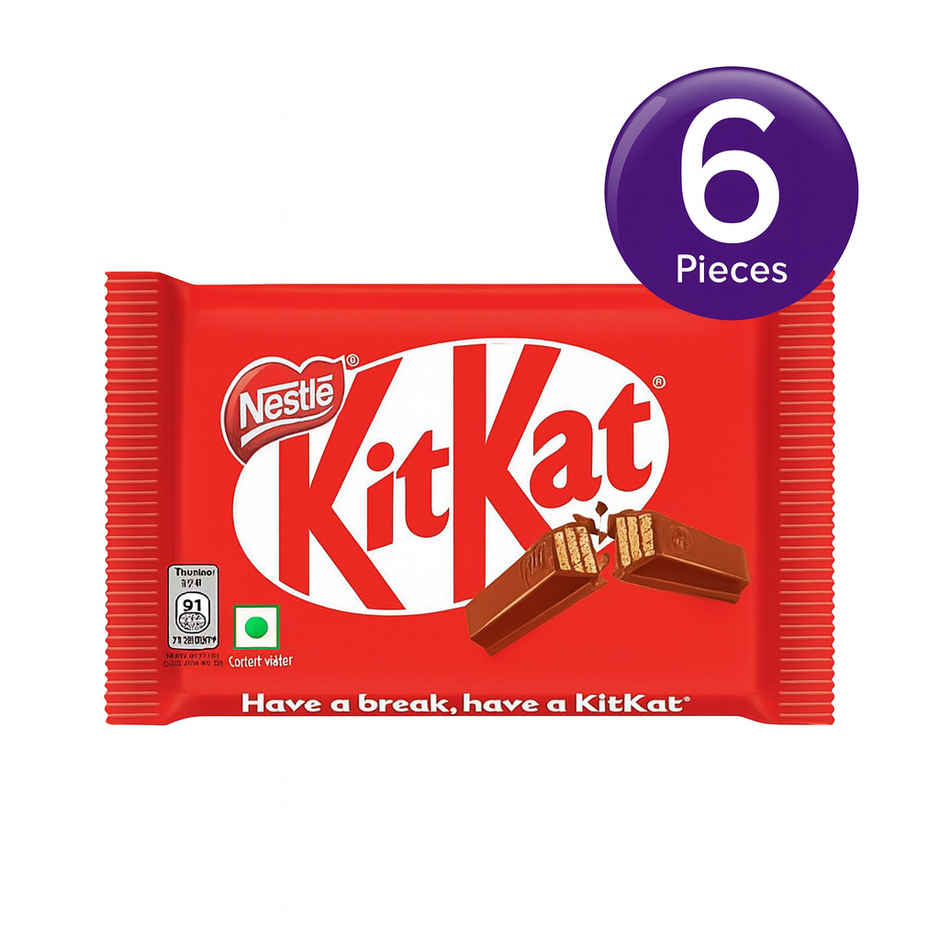 Nestle KitKat 4 Fingers Choco Coated Wafer Bar Combo