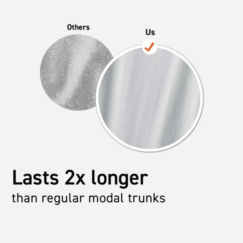 DaMENSCH Men's Modal Briefs | Silver and Grey - M