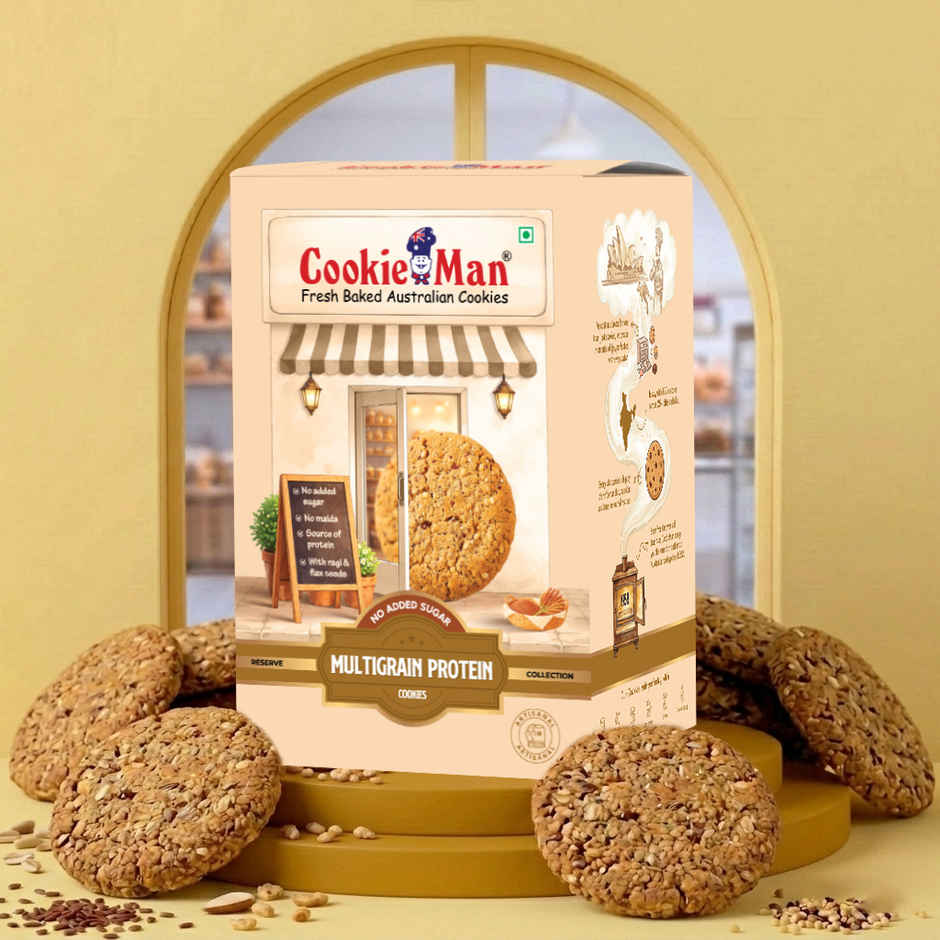 CookieMan Premium Multigrain Protein Cookies Biscuits